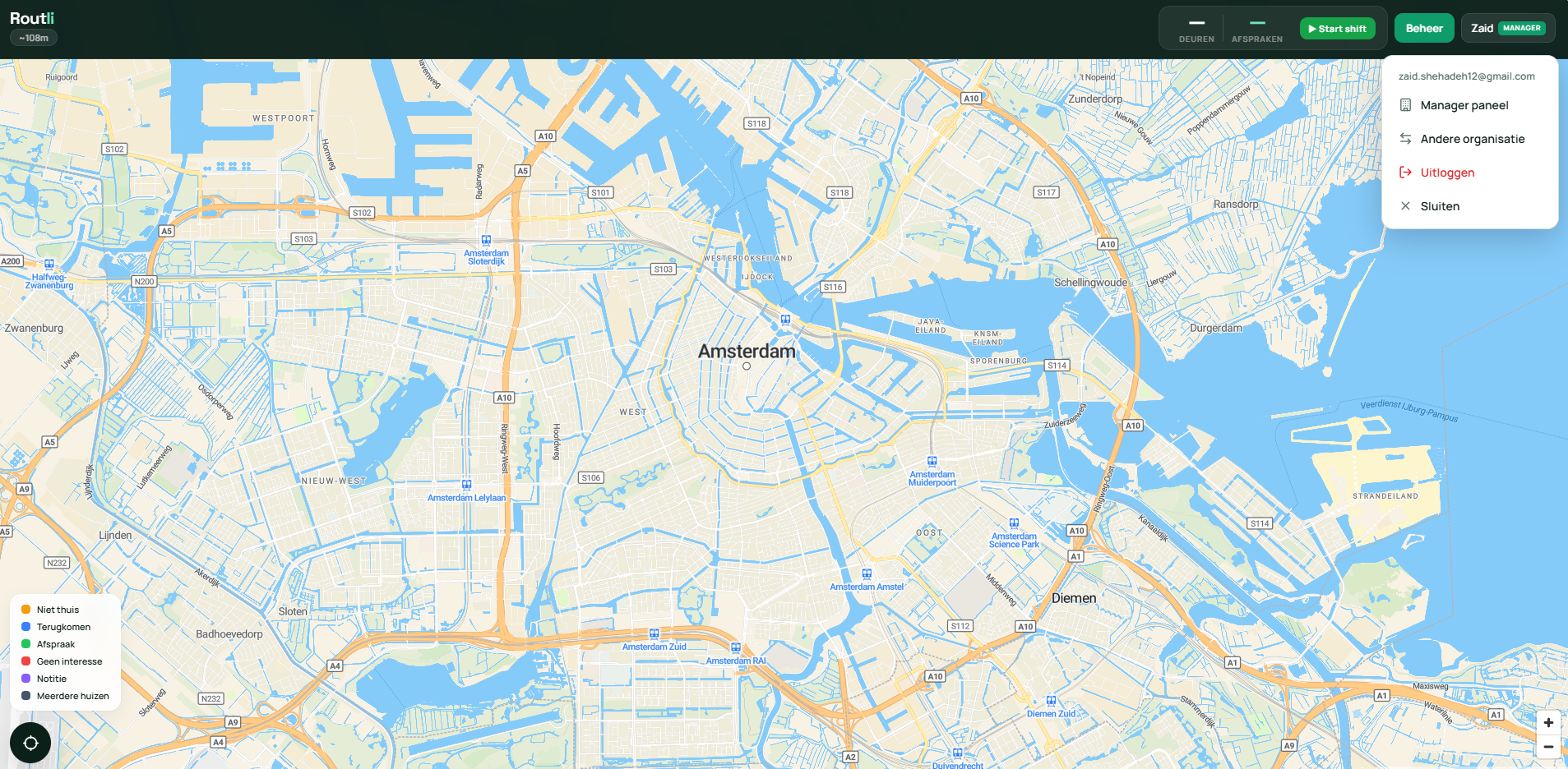 Tablet Interface